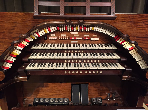 City Auditorium organ console